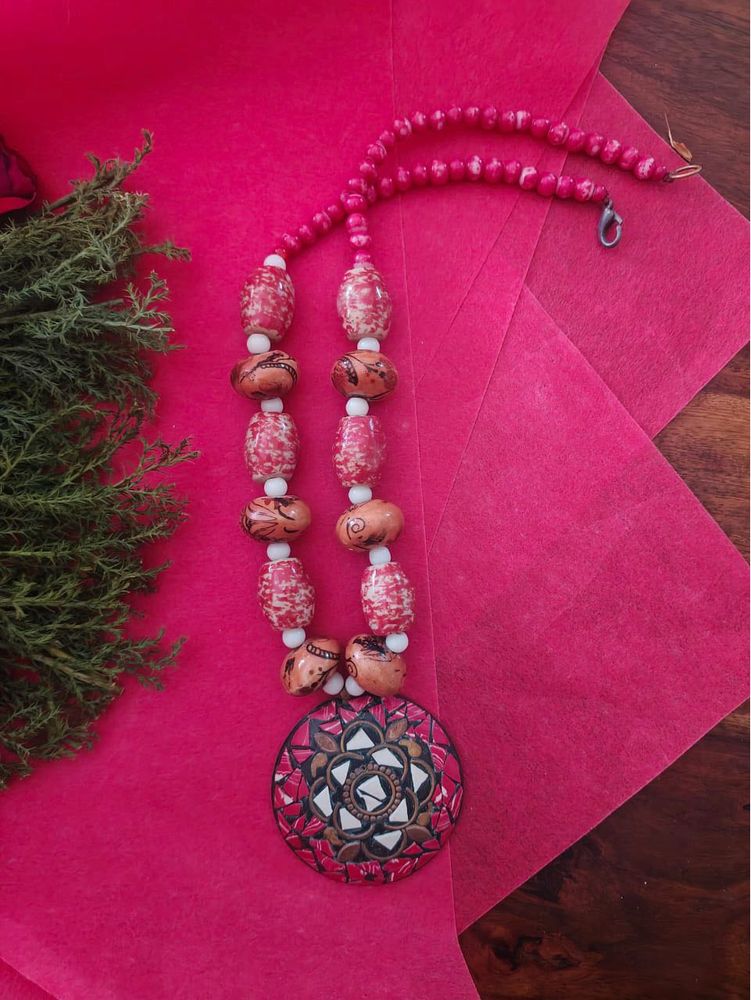 Beaded Pendant Necklace