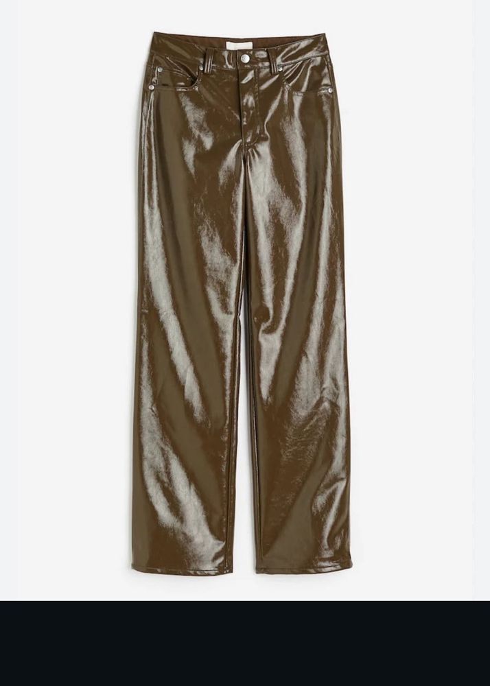 Shiny Brown Pants