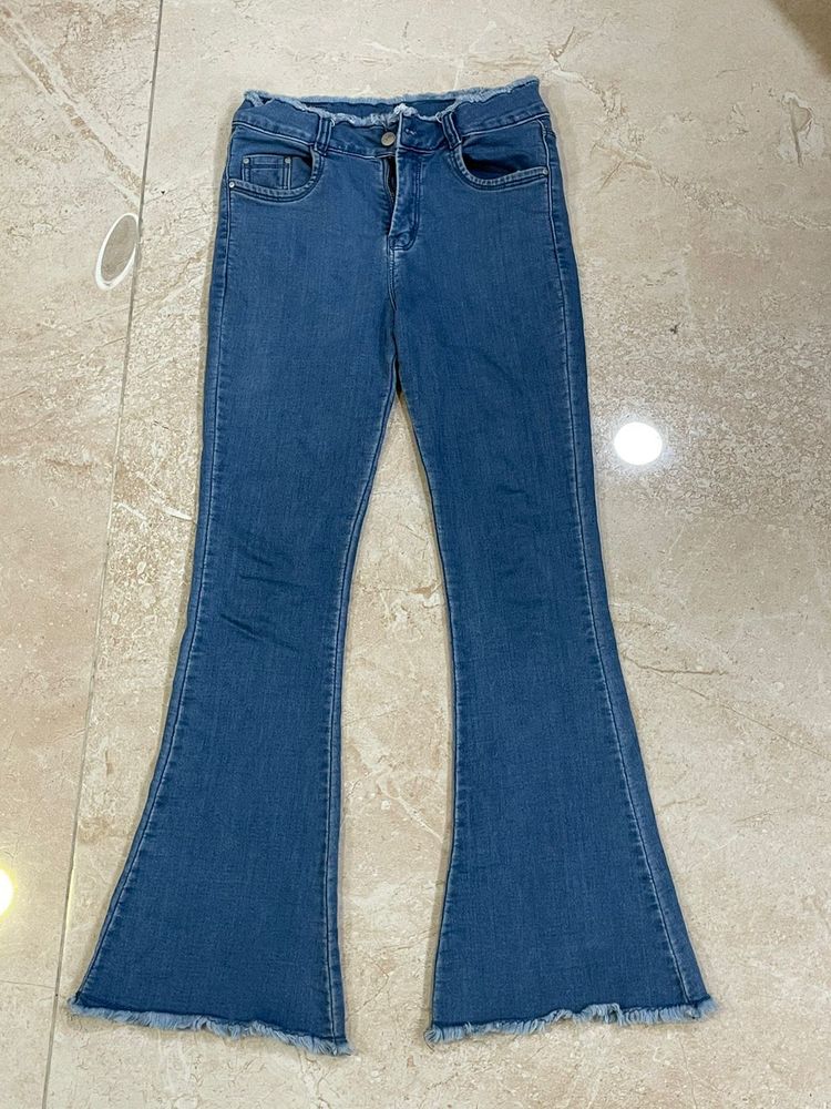 Flared Denim Jeans