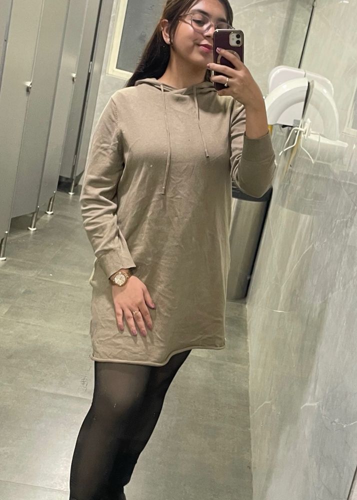 Warm Hoodie Dress