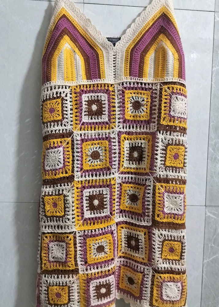 Cute Crochet Dress For Summer 🏝️