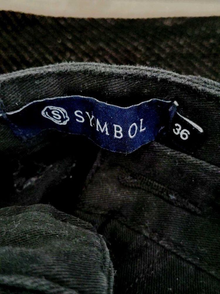 Symbol Black Jeans 👖 For Men Straight Fit Flow