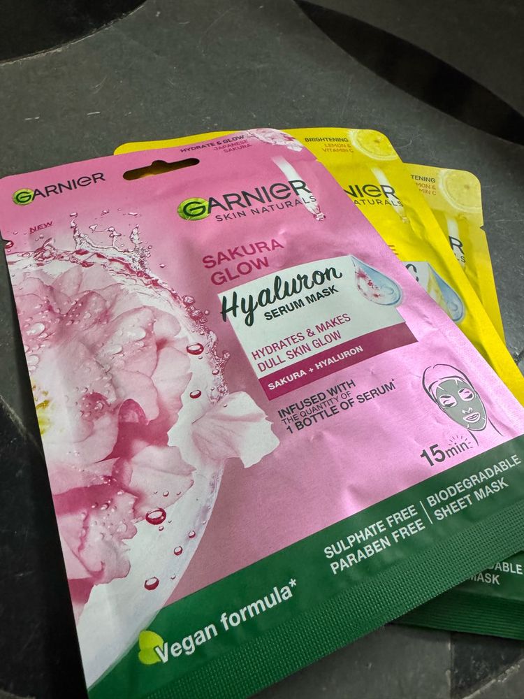 Garnier Face Masks (exclusive Offer)
