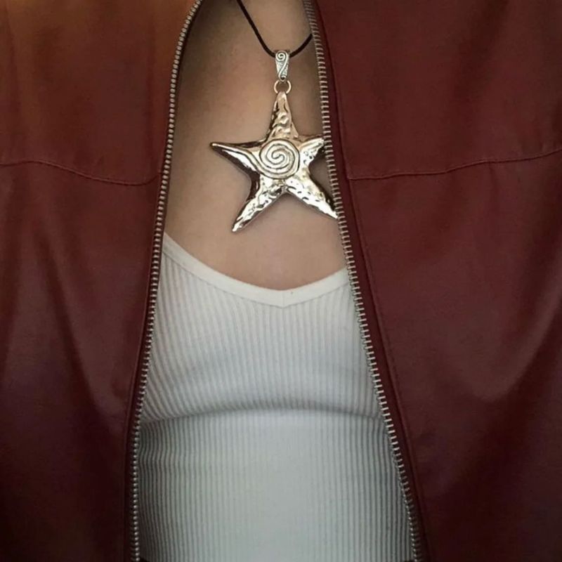 Swirl Starfish Pendant Necklace GenZ