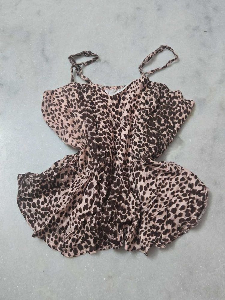 Leopard Print Cami Top