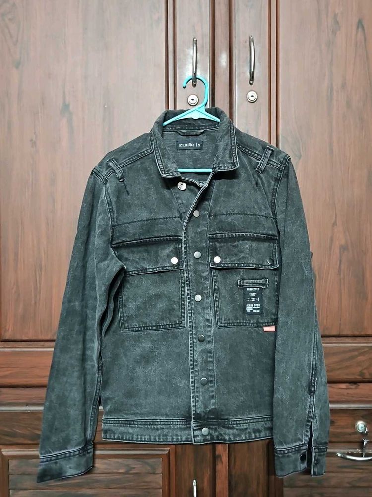 Stylish Grey Denim Jacket