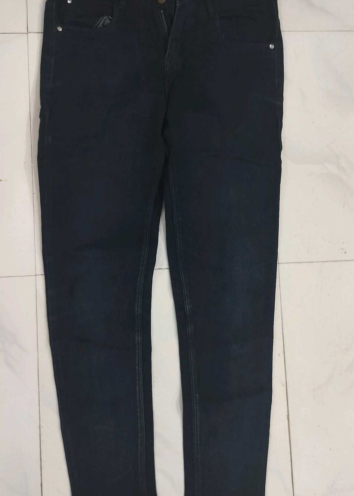 Black Jeans Regular Fit Size 28