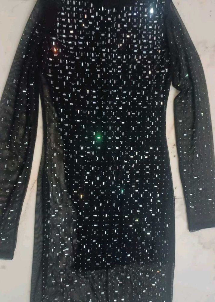 Sparkly Black Party Dress