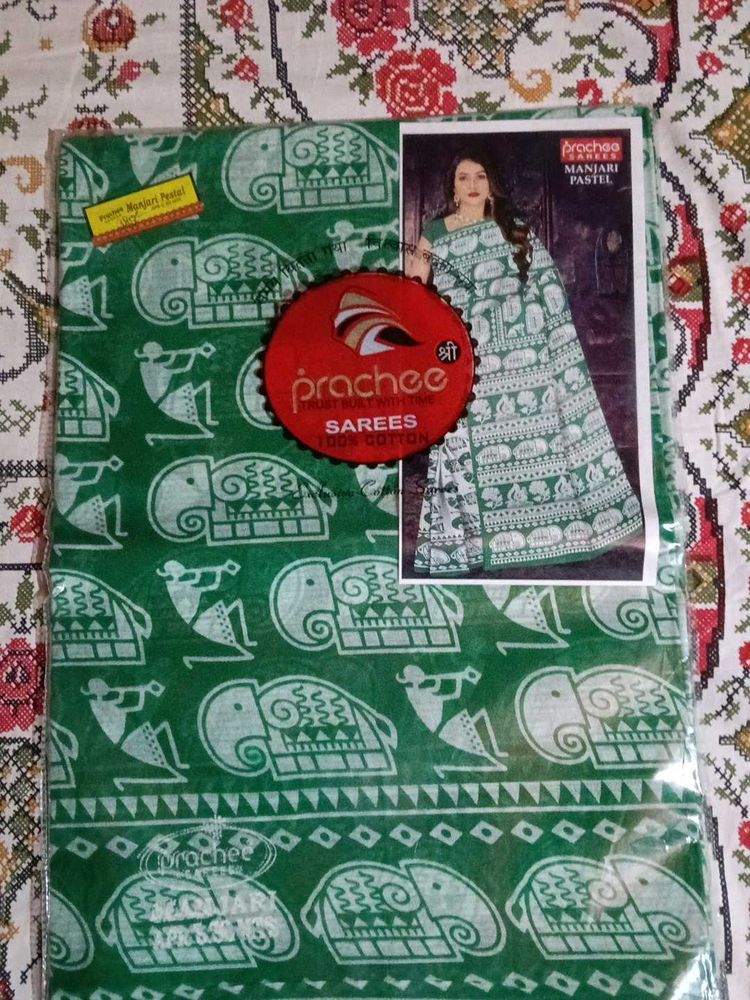 Cotton Printed Saree