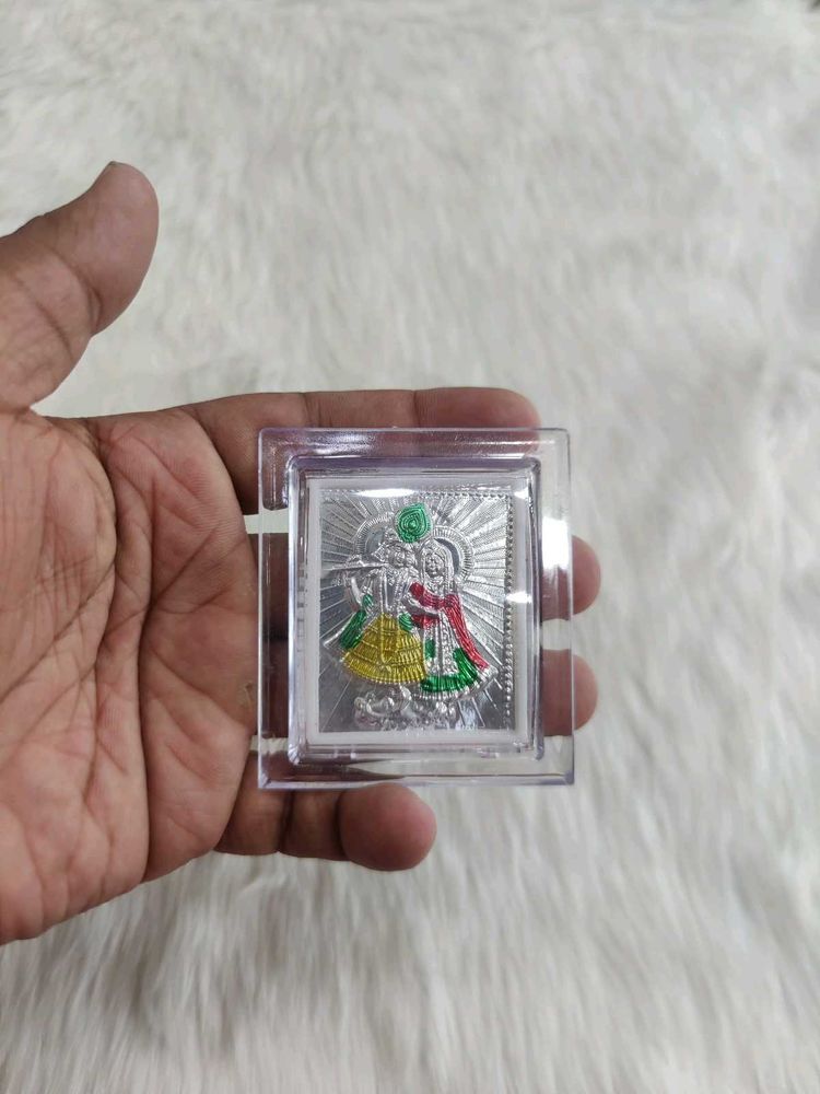 Pure Silver Krishna  Frame