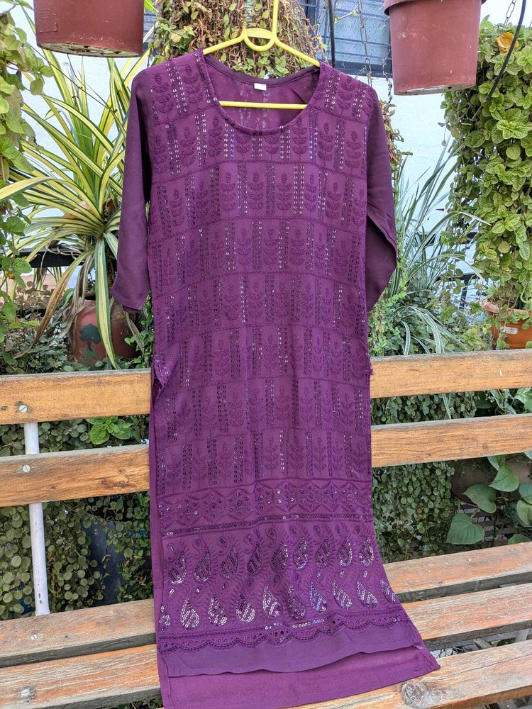 Elegant Purple kurta