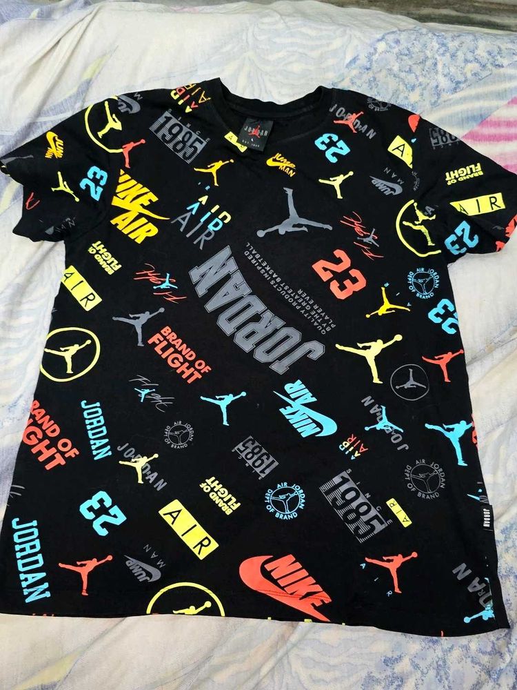 Nike Jordan All Over Print Black T-shirt