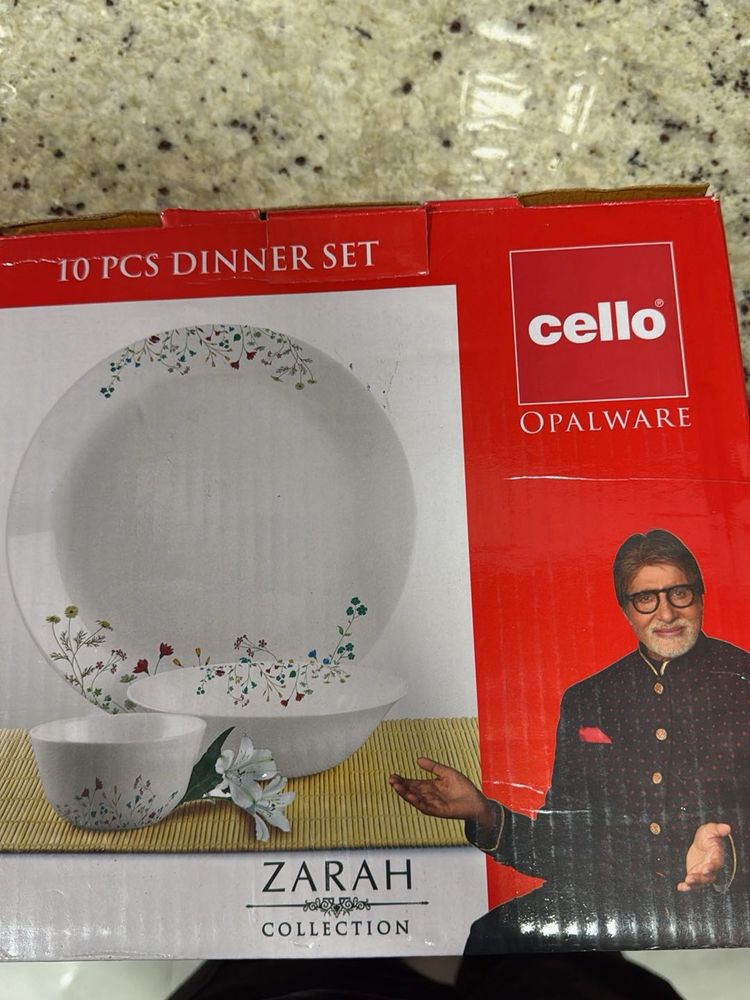 Cello Opalware Dinner Set