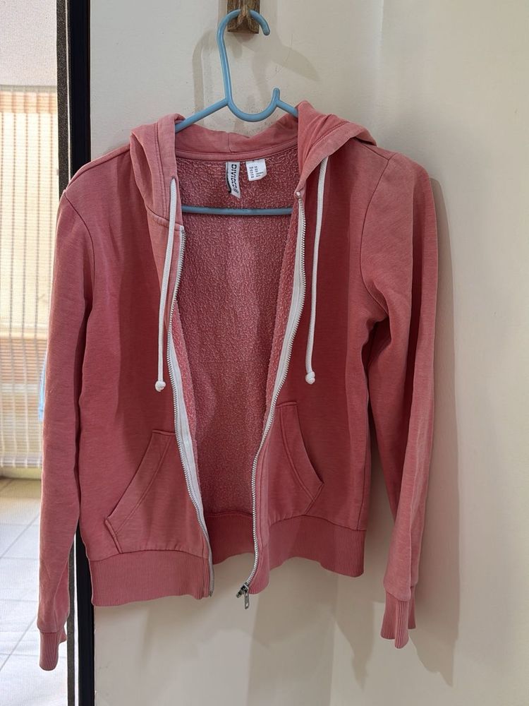 Pink hoodie