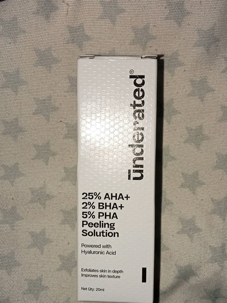 Underrated Peeling Solution