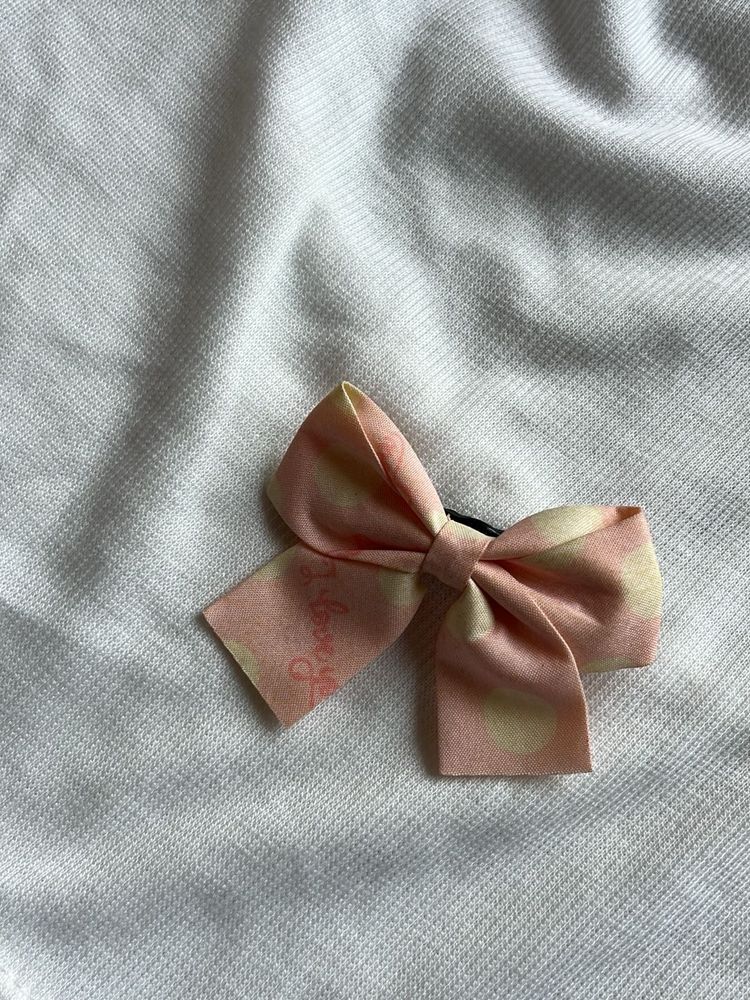 Cute Pink Hair Bow