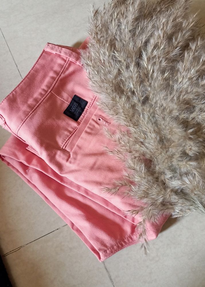 Peach Colour Trousers For Girls