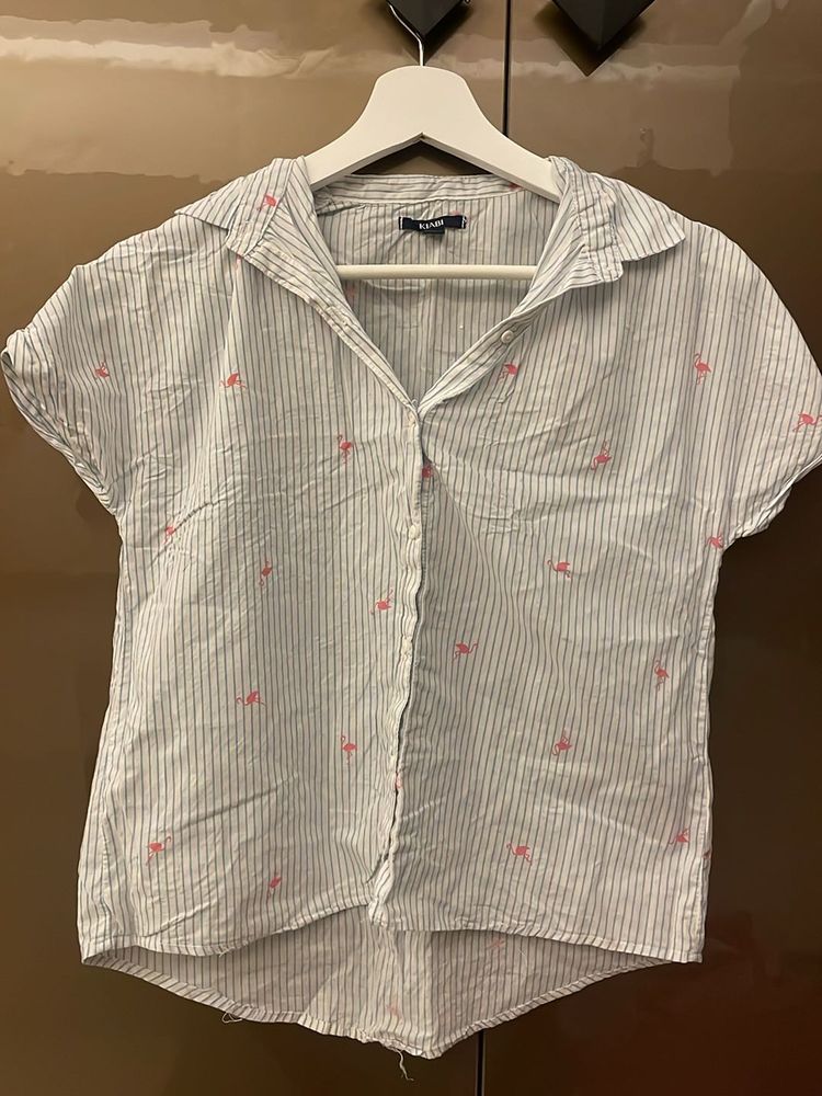Flamingo Striped Shirt