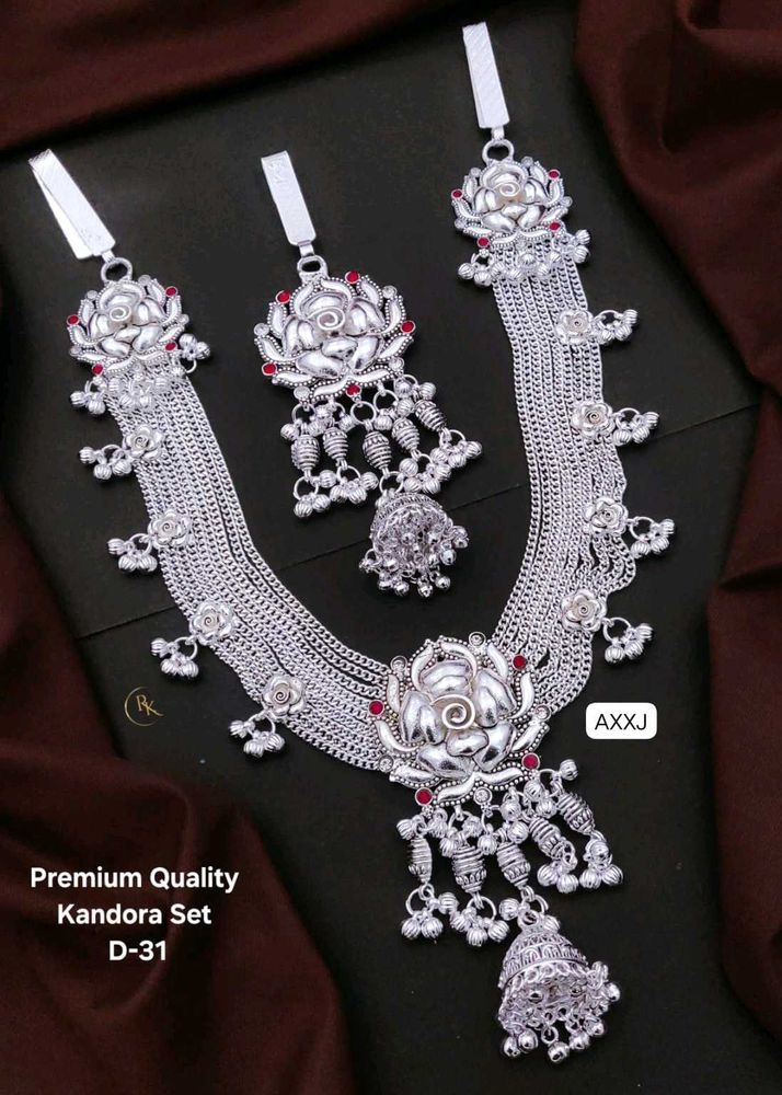 Silver Kandora Set