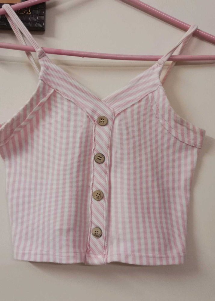 Cute Pink Crop Top