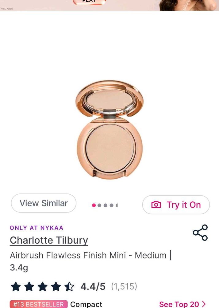 Charolette Tilbury Airbrush Powder