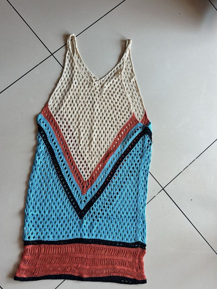 Crochet Tank Top - Beachy Vibes