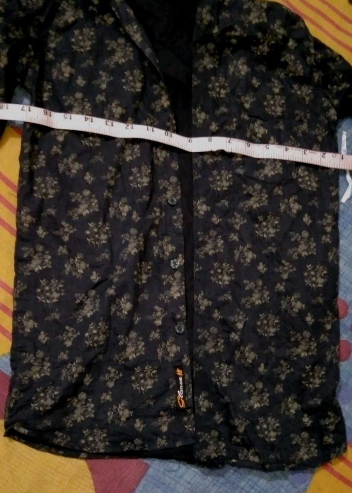 Floral Button-Up Shirt