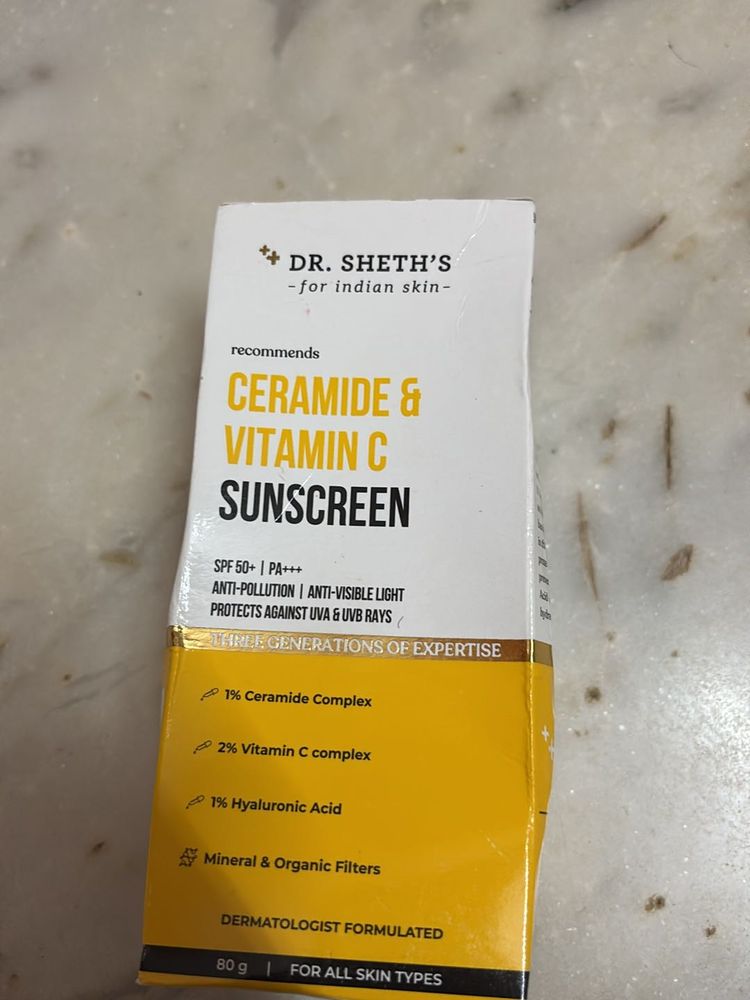 Dr. Sheth&#39;s Ceramide &amp; Vitamin C Sunscreen