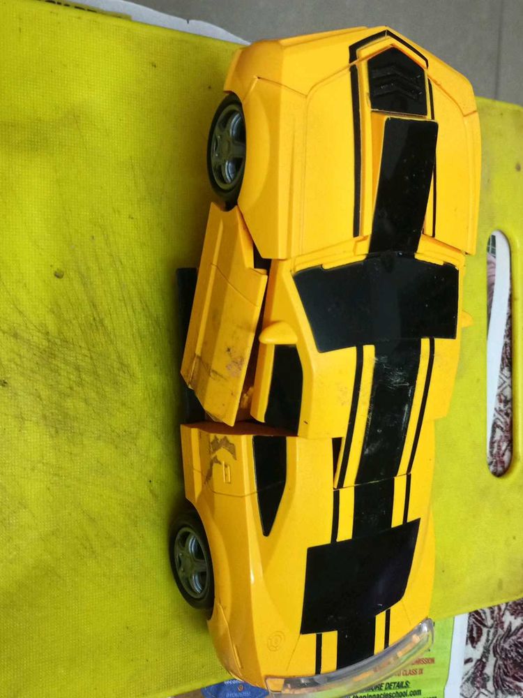 Transformer Toy - Yellow Car