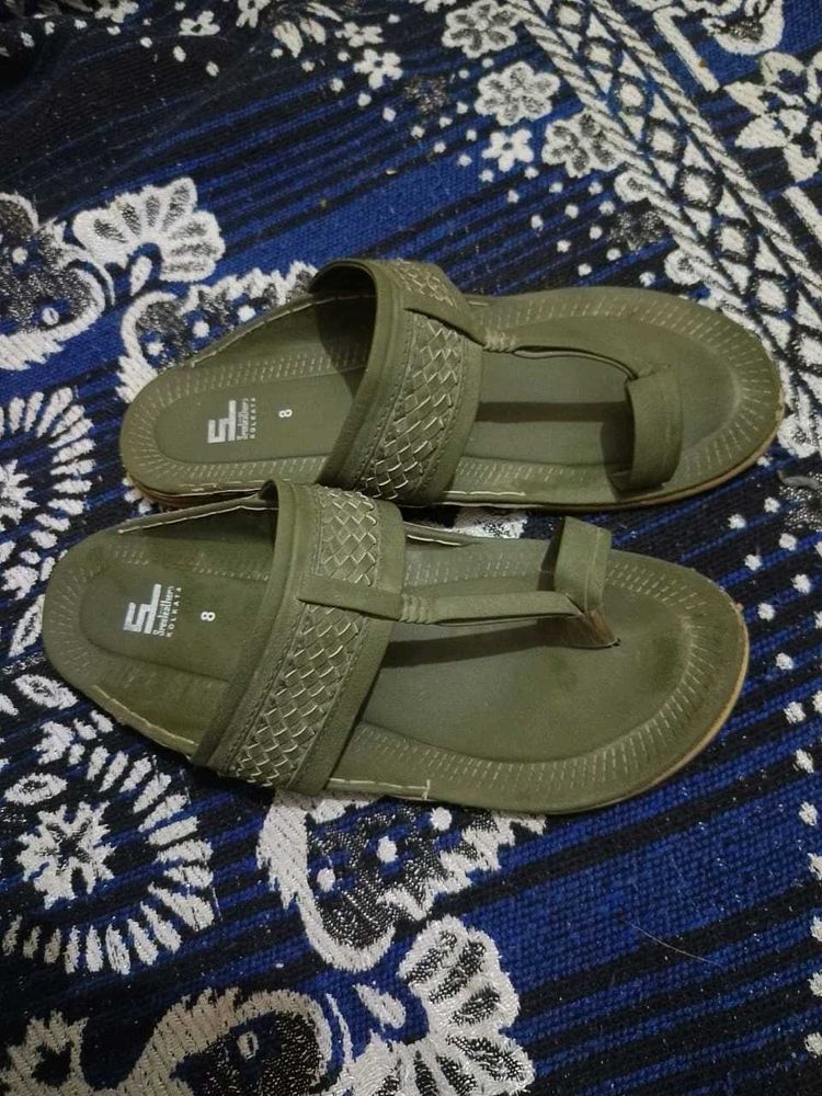 Olive Green Sandals