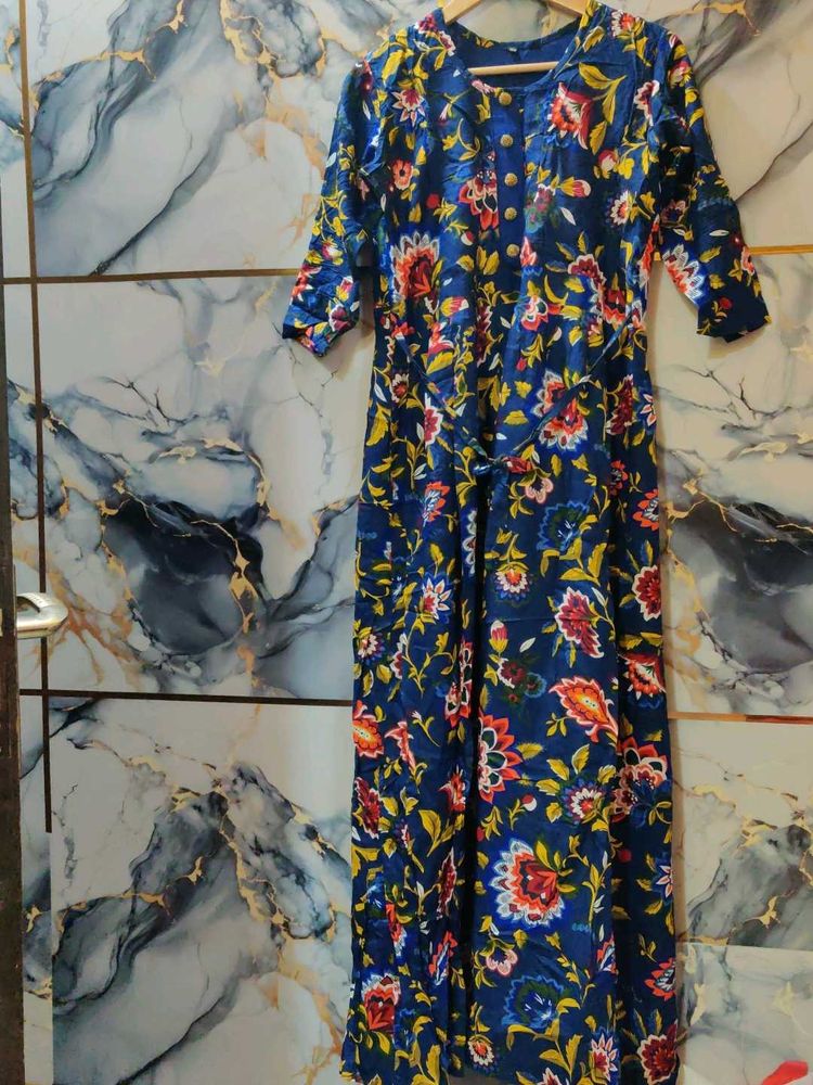 Floral Print maxi dress medium/ large