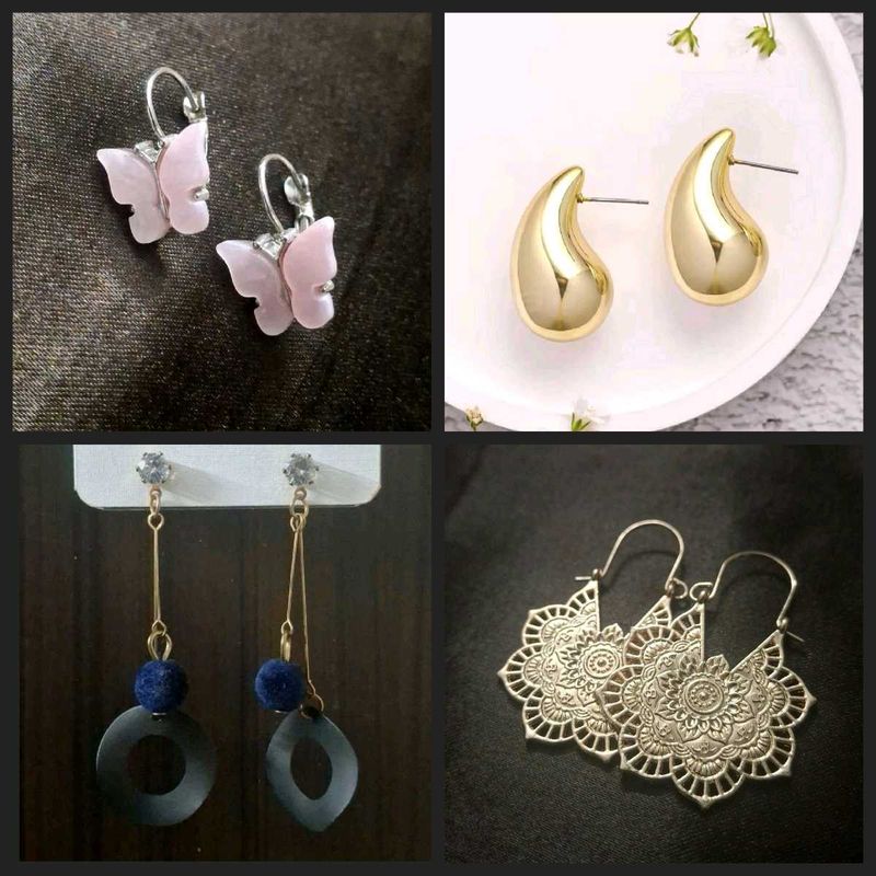 4 Sets Of Earrings @235