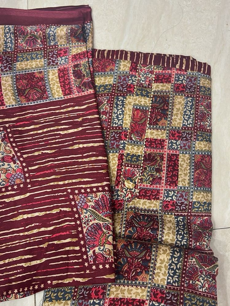 unstiched 3 piece suit Material