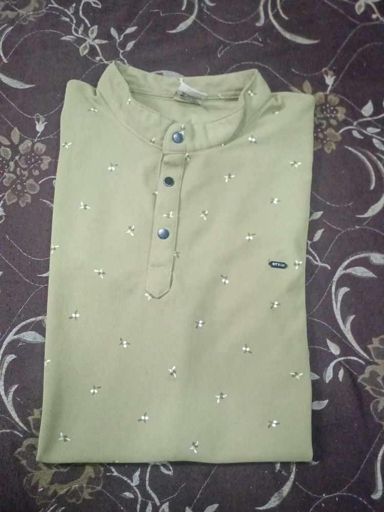 Stylish Olive Green Shirt