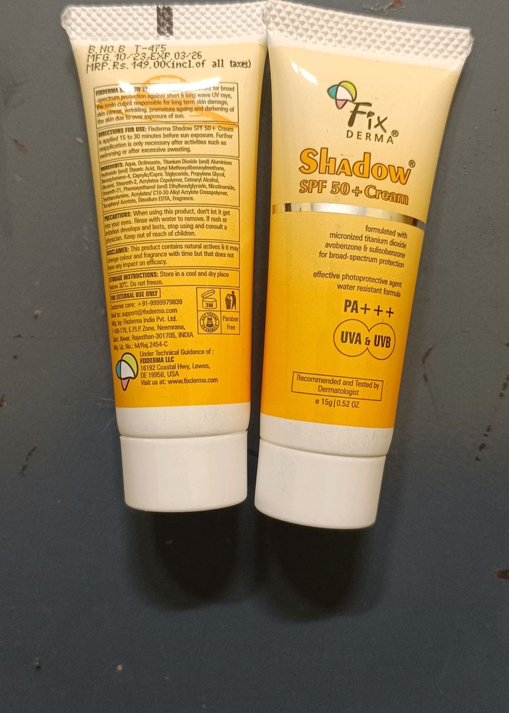 Fix Derma Sunscreen Buy One Get 1