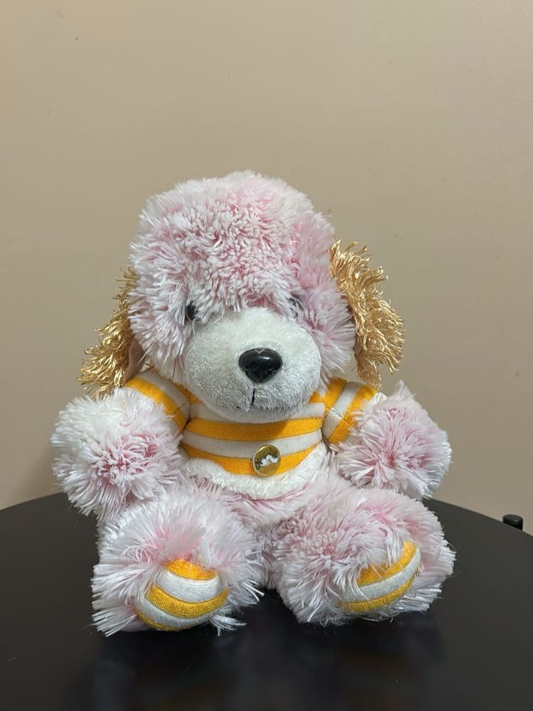Soft toy Pink Dog