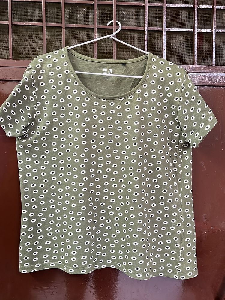 Here And Now Printed T Shirt