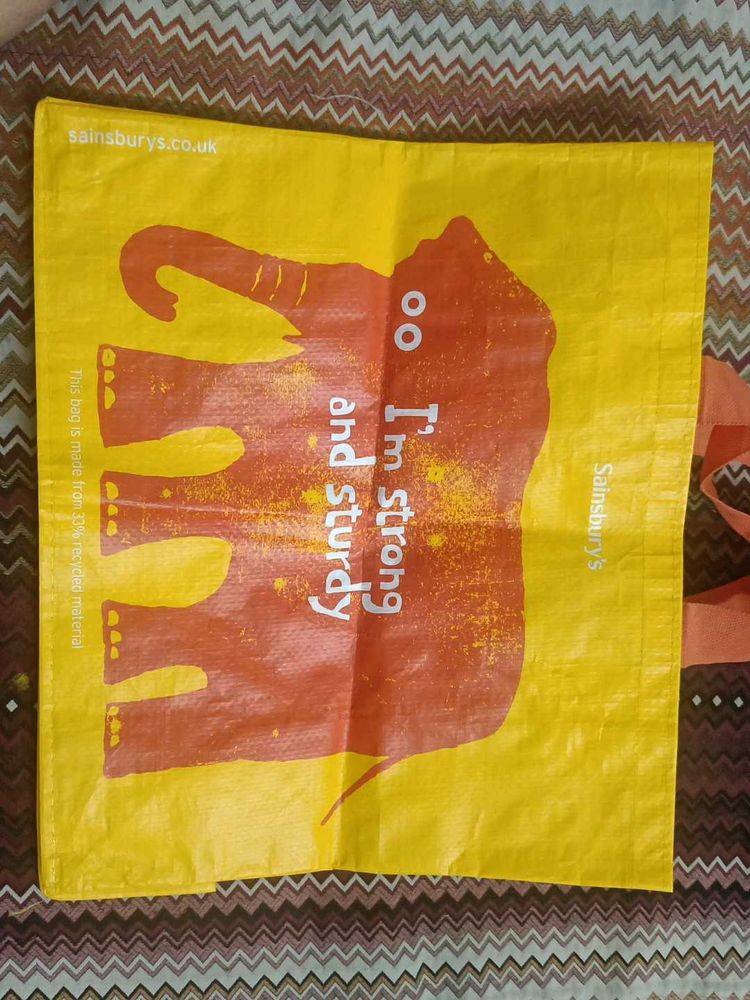 Sainsbury&#39;s Elephant Tote Bag