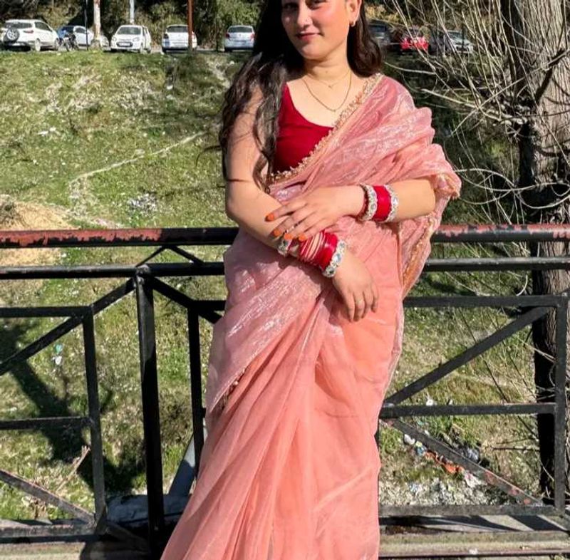 New Attractive Nylon Silk Saree With Blouse Piece