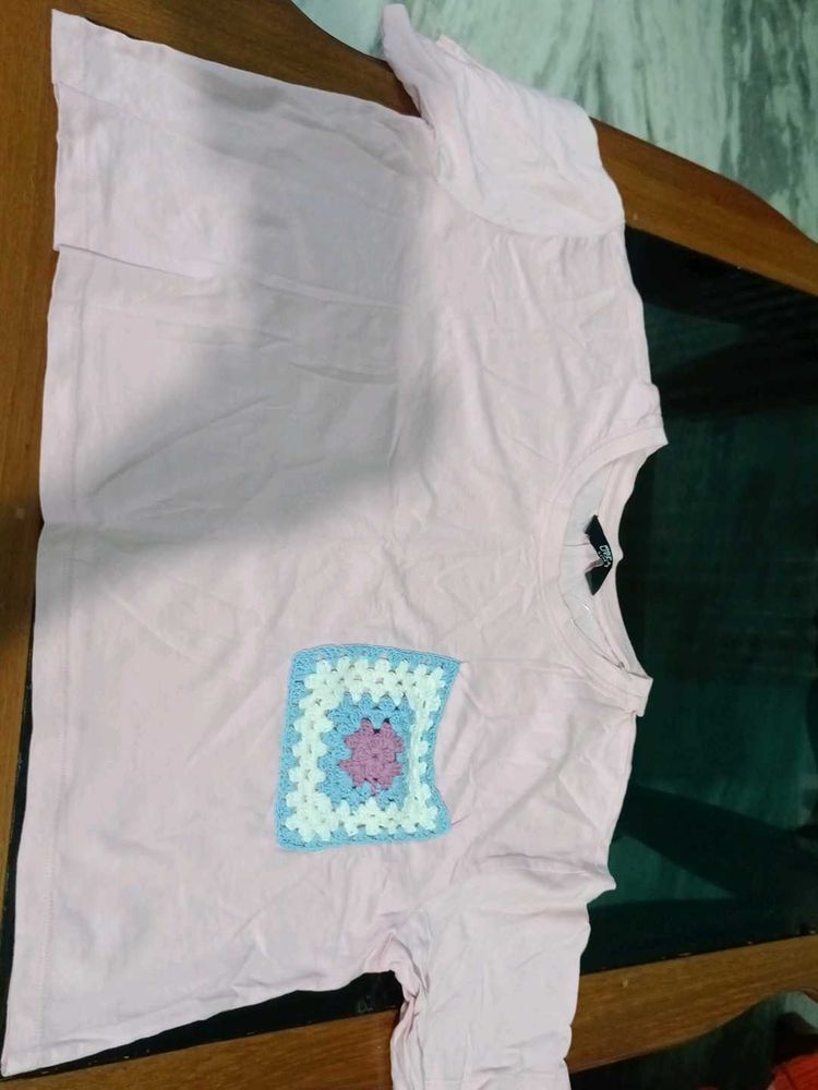 Crochet Pocket Tee