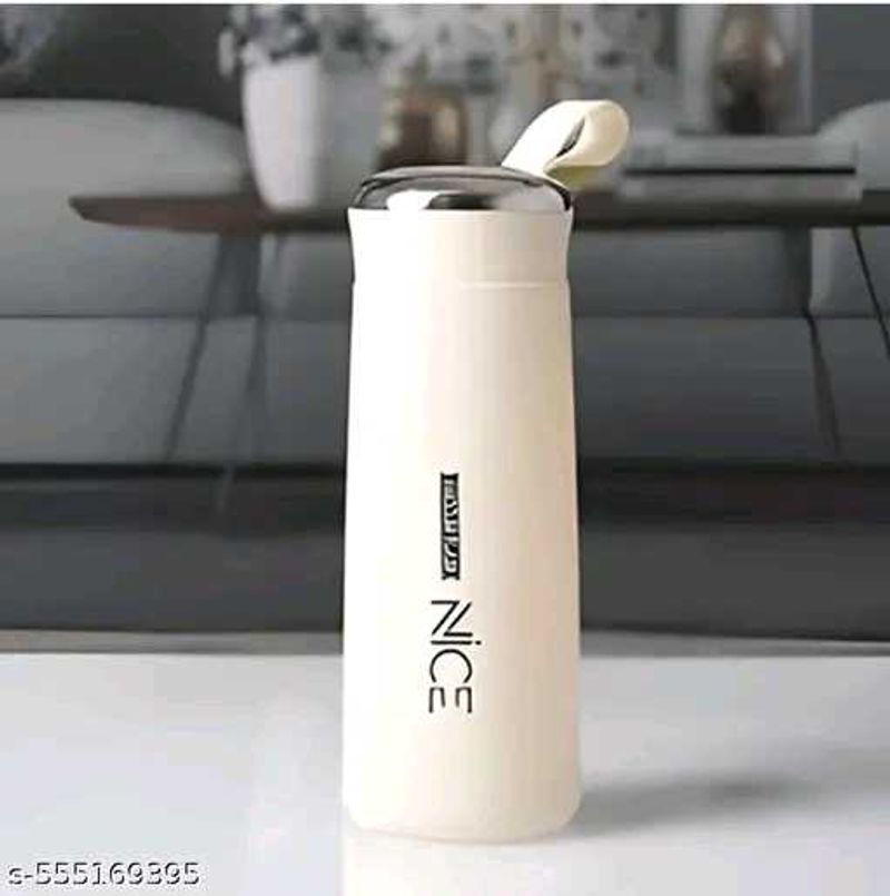 Stylish White Water Bottle 🤍