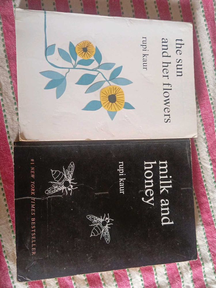Rupi Kaur Poetry Books - Milk and Honey &amp; The Sun
