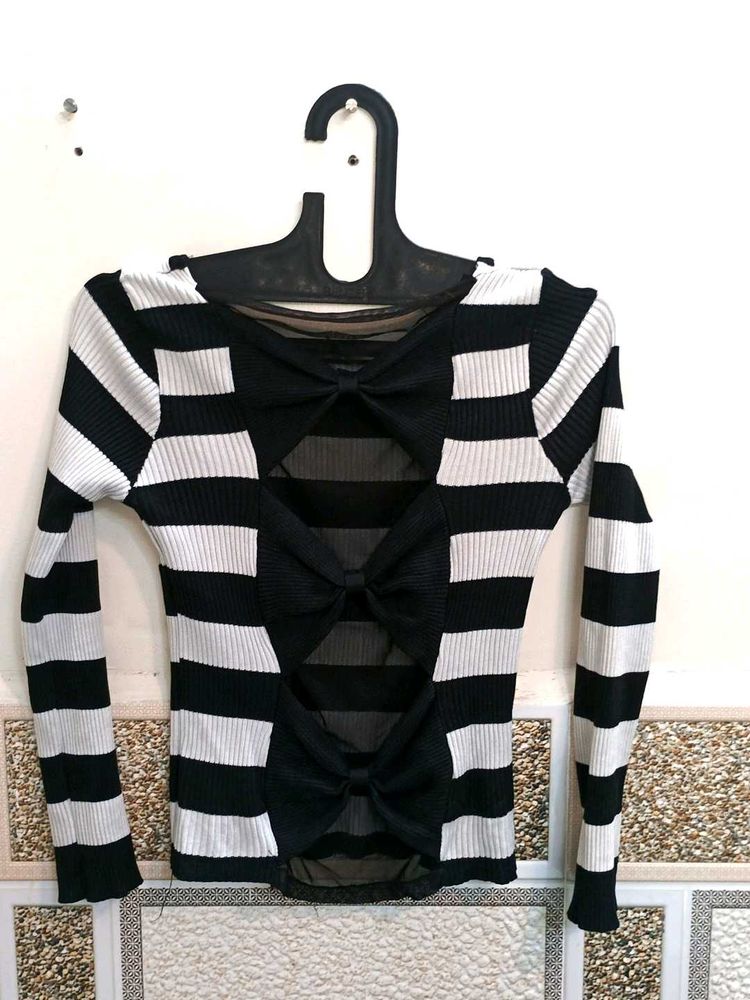 Striped Long Sleeve Top