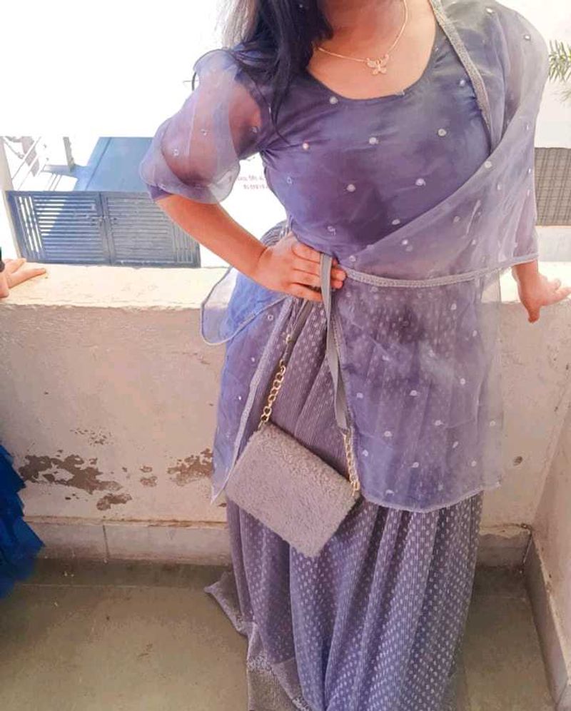 Grey Lehenga With Choli
