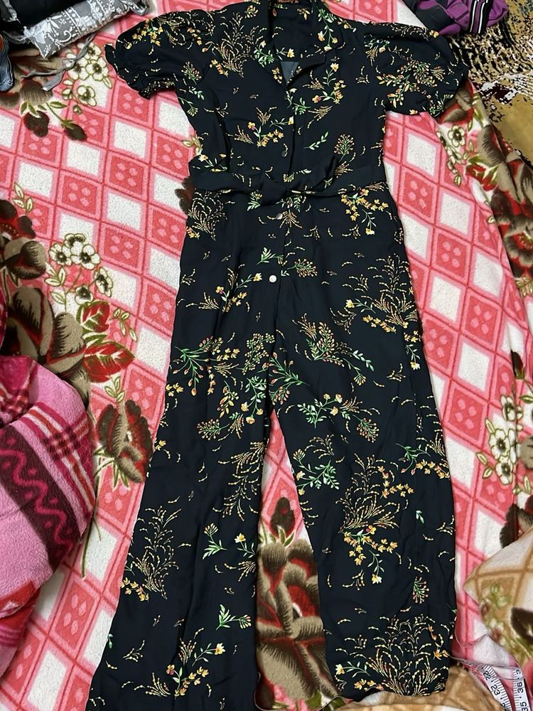 Floral Print Jumpsuit