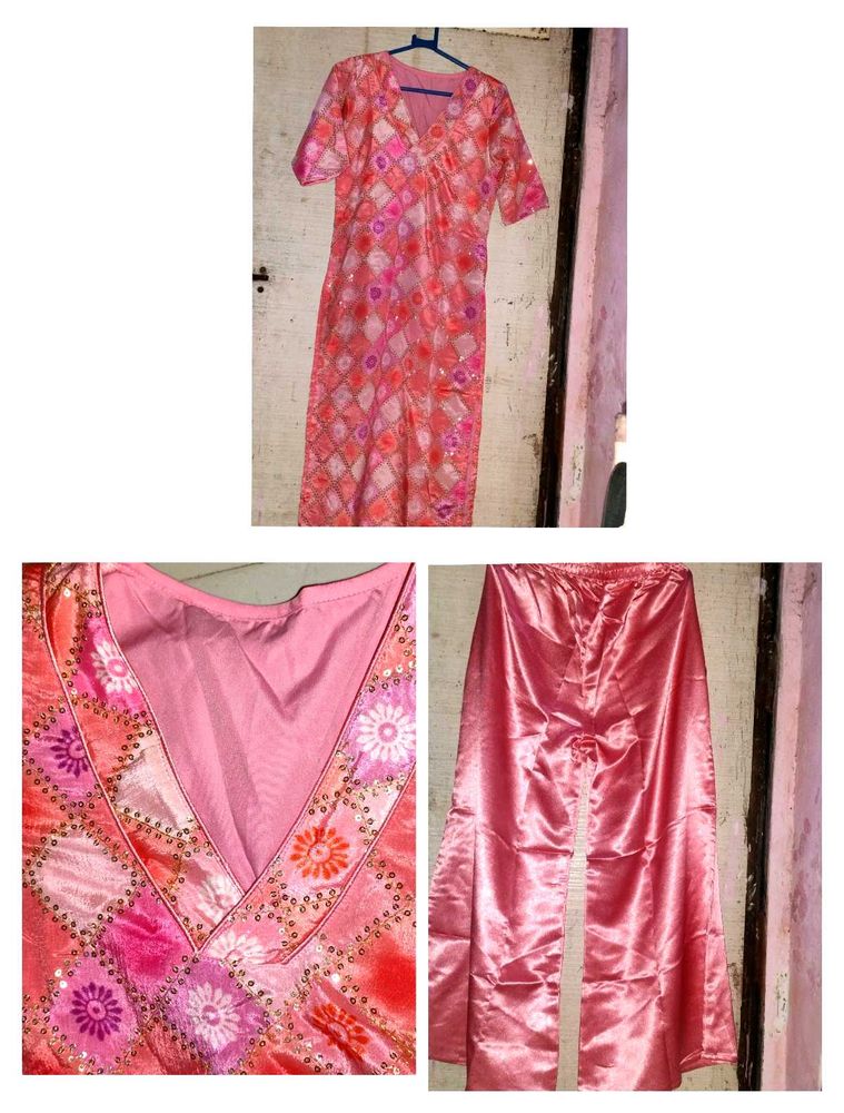 Pink Kurta Set