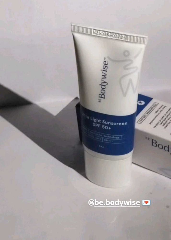 Be Bodywise Ultra Light Sunscreen🎀