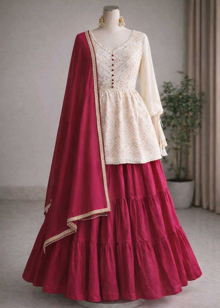 Elegant Embroidered Lehenga Choli