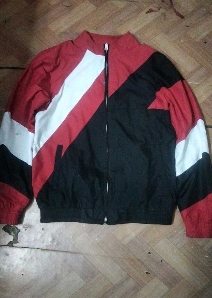 Red and black jacket