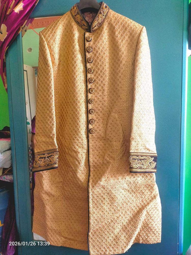 Elegant Gold Sherwani